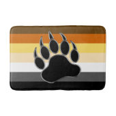 Tapis De Bain Gay Bear Pride Flag Bear (Devant)