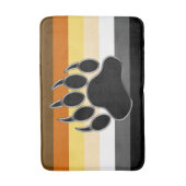 Tapis De Bain Gay Bear Pride Flag Bear (Devant (Vertical))