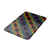 Tapis De Bain Gay LGBTQ Rainbow Pride Motif moderne (Angle)
