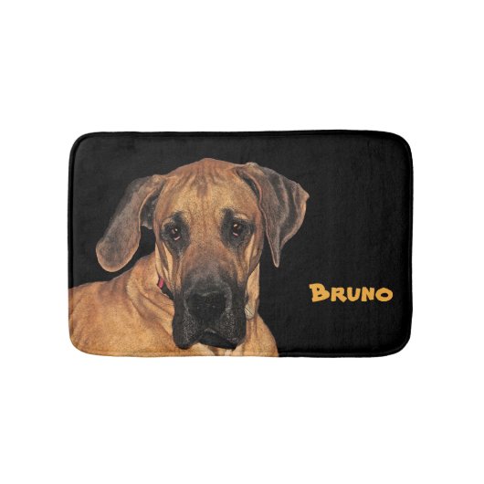 Tapis de bain géants doux de great dane (Devant)