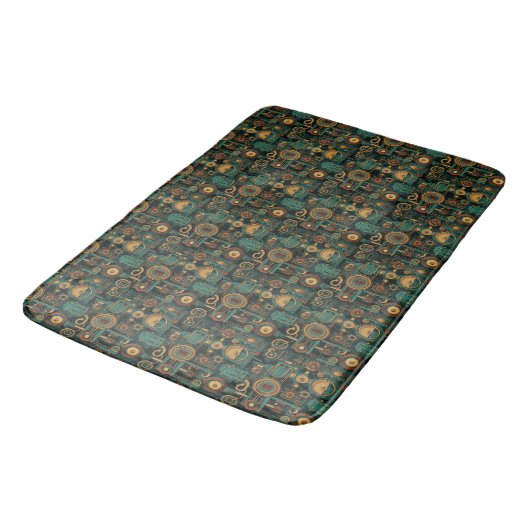 Tapis De Bain Gears Steampunk (Angle)