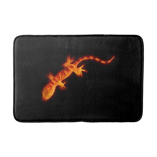 Tapis De Bain Gecko orange ardent (Devant)
