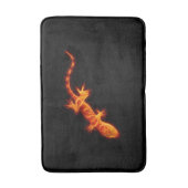 Tapis De Bain Gecko orange ardent (Devant (Vertical))
