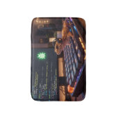 Tapis De Bain GeckoDev // Programmeur Cyberpunk Léopard Gecko Ch (Devant (Vertical))