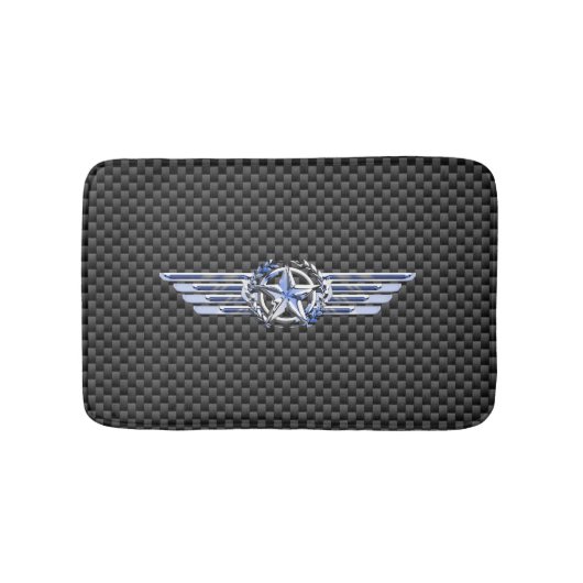 Tapis De Bain General Private Air Pilot Chrome Comme Star Wings (Devant)