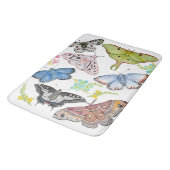 Tapis De Bain Gentle Watercolor Butterflies (Angle)