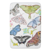 Tapis De Bain Gentle Watercolor Butterflies (devant Vertical)