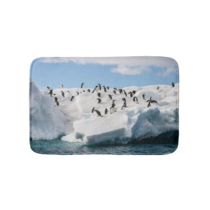 Tapis De Bain Gentoo Penguin Antarctica Iceberg Playtime