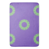 Tapis De Bain Géo du Sage Pourpre (devant Vertical)