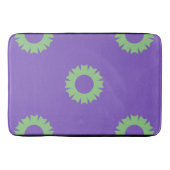 Tapis De Bain Geo vert pourpre Sage (Devant)