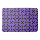 Tapis De Bain Géo violet et noir (Devant)