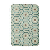 Tapis De Bain Geometric pattern with interlocking hexagons (Devant (Vertical))