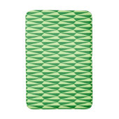 Tapis De Bain Géométrique du milieu du siècle, vert émeraude (Devant (Vertical))