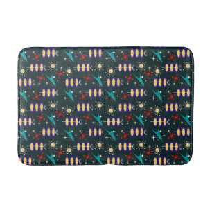 Tapis De Bain Géométrique rétro