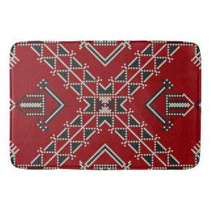 Tapis De Bain Géométrique vintage mode mignonne tendance classiq
