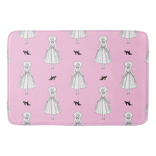 Tapis De Bain Georges Barbier Illustration de mode des années 19 (Devant)