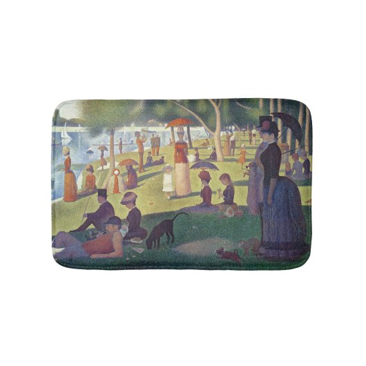 Tapis De Bain Georges Pierre Seurat | Dimanche après-midi sur l' (Devant)