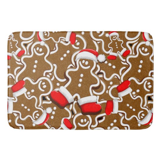Tapis De Bain gingerbread, food, baking, bakery, pastries, cooki (Devant)