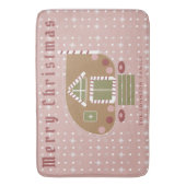 Tapis De Bain Gingerbread House Camper Nom de famille  (devant Vertical)