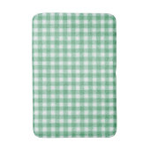 Tapis De Bain Gingham vert menthe (Devant (Vertical))