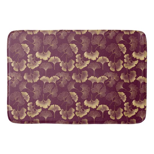 Tapis De Bain Gingko Mat Feuille (Devant)
