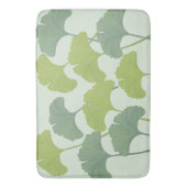 Tapis De Bain Ginkgo Leaves Customizable Background Colors  (devant Vertical)