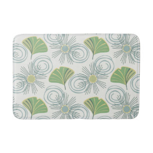Tapis De Bain Ginkgo moderne du milieu du siècle