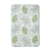 Tapis De Bain Ginkgo moderne du milieu du siècle (Devant (Vertical))