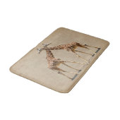 TAPIS DE BAIN GIRAFES DANS LE DÉPASSEMENT (Angle)