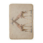 TAPIS DE BAIN GIRAFES DANS LE DÉPASSEMENT (Devant (Vertical))