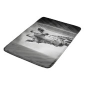 Tapis De Bain Giraffe dans une cityscape (Angle)