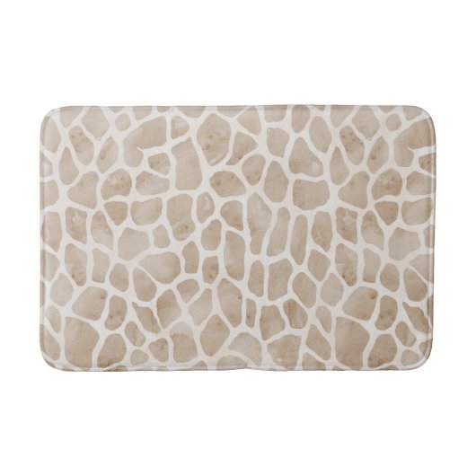 Tapis De Bain Giraffe Imprimé Mat Bain (Devant)