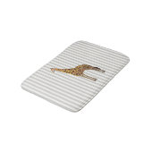 Tapis De Bain Giraffe Safari Design Stripe Bain Mat (Angle)