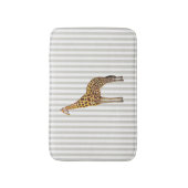 Tapis De Bain Giraffe Safari Design Stripe Bain Mat (Devant (Vertical))