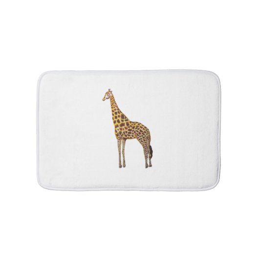 Tapis De Bain Giraffe Safari Peinture Mat de bain (Devant)