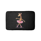 Tapis De Bain Giraffe Sur Patins À Roulettes En Débardeur Tutu R (Devant)