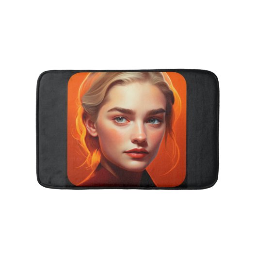 Tapis De Bain Girl with blue eyes (Devant)