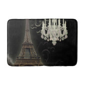 Tapis De Bain girly chic retro mode paris eiffel tower (Devant)