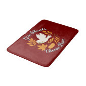 Tapis De Bain 'Give Thanks, Choose Peace' Bath Mat (Angle)