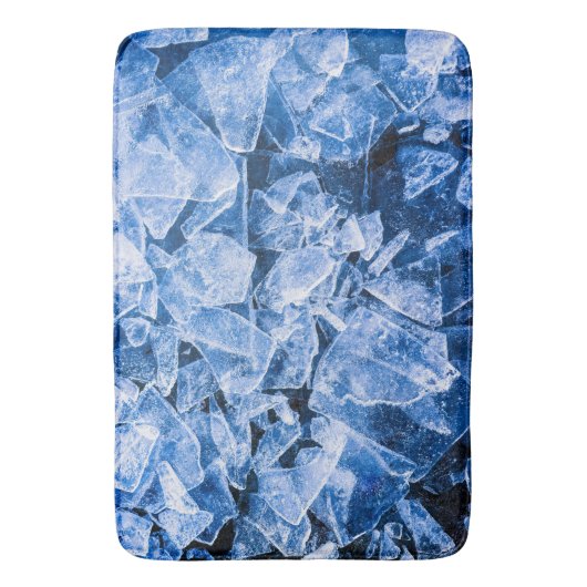 Tapis De Bain Glace bleue (devant Vertical)