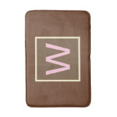 Tapis De Bain Glace Monogramme Fraise Chocolat Vanille (Devant (Vertical))