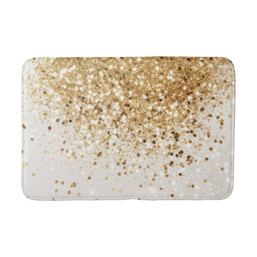 Tapis De Bain Glam de la Parties scintillant d'or Sparkling #2 (Devant)