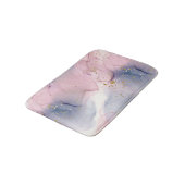 Tapis De Bain Glam d'Imaginaire épi rose et or (Angle)