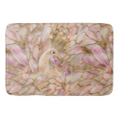 Tapis De Bain Glam Gold Chic Pink Peacock (Devant)
