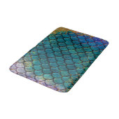 Tapis De Bain Glam Mermaid Balances de poisson Turquoise violet  (Angle)