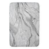 Tapis De Bain Glam Parties scintillant argentée n° 1 (Parties sc (devant Vertical)
