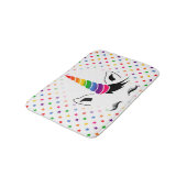 Tapis De Bain Glam Rainbow Unicorn (Angle)