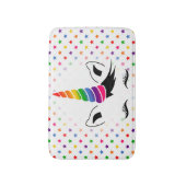 Tapis De Bain Glam Rainbow Unicorn (Devant (Vertical))