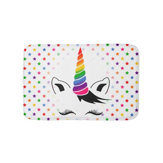 Tapis De Bain Glam Rainbow Unicorn (Devant)
