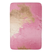 Tapis De Bain Glam rose et or (devant Vertical)